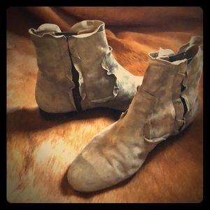 aquazurra suede boots